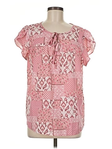 Angashion Short Sleeve Blouse (view 1)