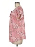 Angashion Pink Short Sleeve Blouse Size M - photo 5