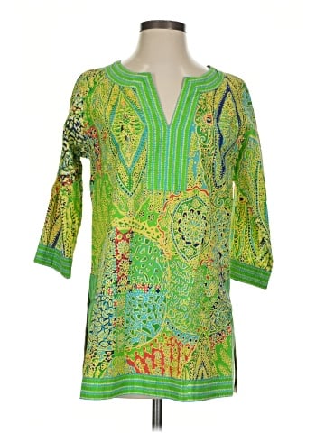 Gretchen Scott Designs 3/4 Sleeve Blouse (view 1)