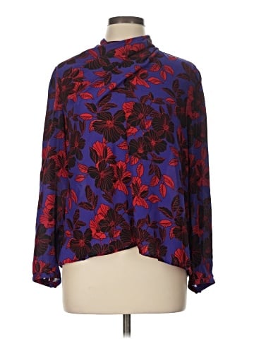 Liz Claiborne Long Sleeve Blouse (view 1)