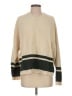 Stussy Color Block Tan Pullover Sweater Size S - photo 1