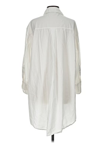 Zara 3/4 Sleeve Button-Down Shirt (view 2)