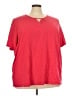 Catherines Red Short Sleeve Top Size 3X - photo 1