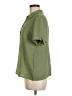 Sophie Snowflake 100% Polyester Green Short Sleeve Polo Size M - photo 5