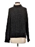 Bella Dahl 100% Polyester Tweed Black Turtleneck Sweater Size S - photo 1