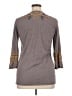 Johnny Was Gray 3/4 Sleeve Blouse Size XL - photo 2
