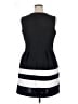 Apt. 9 Stripes Black Cocktail Dress Size XL - photo 2