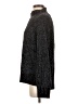 Bella Dahl 100% Polyester Tweed Black Turtleneck Sweater Size S - photo 5