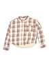 Levi's 100% Cotton Plaid Ivory Long Sleeve Button-Down Shirt Size 12 - 13 - photo 1