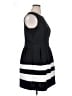 Apt. 9 Stripes Black Cocktail Dress Size XL - photo 4