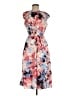 Nina Leonard 100% Polyester Floral Blue Cocktail Dress Size M - photo 1