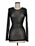 Flax 100% Nylon Black Long Sleeve Top Size 6 (S) - photo 1