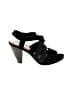 Solanz Black Sandals Size 7 1/2 - photo 1