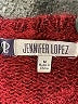Jennifer Lopez Tweed Burgundy Pullover Sweater Size M - photo 7