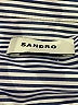 Sandro 100% Cotton Stripes Blue Long Sleeve Button-Down Shirt Size Sm (1) - photo 7