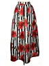 Unbranded Print Red Formal Skirt Size XXL - photo 1