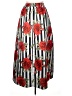Unbranded Print Red Formal Skirt Size XXL - photo 2