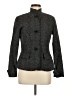 Coldwater Creek Chevron-herringbone Gray Blazer Size 8 - photo 1