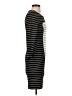 Bebe Stripes Black Casual Dress Size XS - photo 4