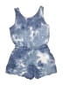 Splendid 100% Viscose Tie-dye Blue Dress Size 10 - photo 2