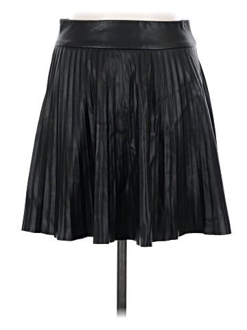 Zara Faux Leather Skirt (view 2)