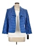 Evan Picone Polka Dots Blue Blazer Size 14 - photo 1