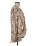Calypso St. Barth 100% Silk Tan Long Sleeve Silk Top Size Med (1) - photo 4