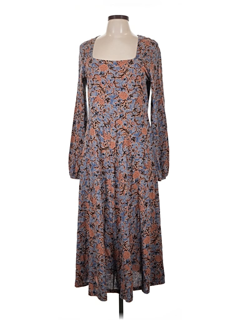 Pre-owned Peruvian Connection Casual Dress In Blue
