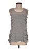 C. Luce Gray Sleeveless Blouse Size M - photo 1