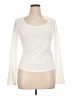 Carly Jean Ivory Long Sleeve Top Size XL - photo 1
