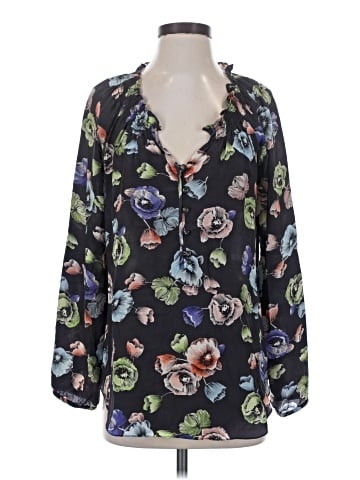 Rebecca Taylor 3/4 Sleeve Silk Top (view 1)