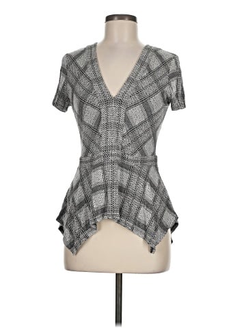 BCBGMAXAZRIA Short Sleeve Top (view 1)