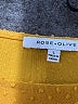 Rose + Olive Yellow Short Sleeve Top Size L - photo 7