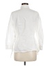 Zara 100% Cotton White 3/4 Sleeve Blouse Size M - photo 2