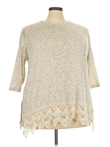 Faded Glory 3/4 Sleeve Top (view 1)