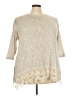 Faded Glory Ivory 3/4 Sleeve Top Size 3X - photo 1