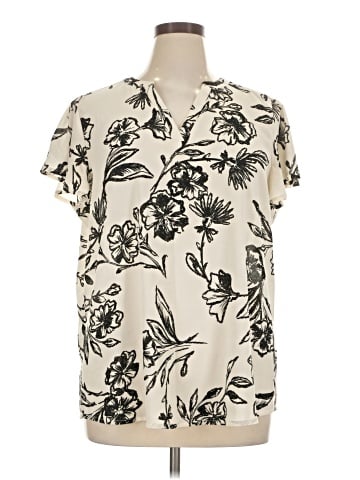 Maurices Short Sleeve Blouse (view 1)