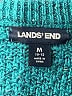Lands' End Teal Pullover Sweater Size M - photo 7