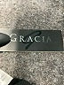 Gracia 100% Polyester Metallic Silver Formal Skirt Size S - photo 6