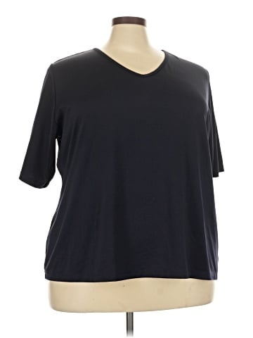 Susan Graver Short Sleeve Top (view 1)