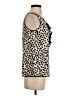 Cynthia Steffe 100% Silk Ivory Sleeveless Top Size 4 - photo 4