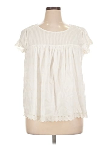 Caslon Short Sleeve Blouse (view 1)