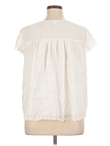 Caslon Short Sleeve Blouse (view 2)