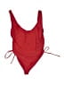 Superdown Solid Red One Piece Swimsuit Size S - photo 1