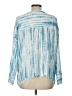 Seven7 Blue 3/4 Sleeve Blouse Size L - photo 2