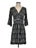 BCBGMAXAZRIA Stripes Black Casual Dress Size S - photo 1