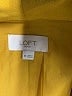 Ann Taylor LOFT Outlet 100% Polyester Yellow Blazer Size 10 - photo 6