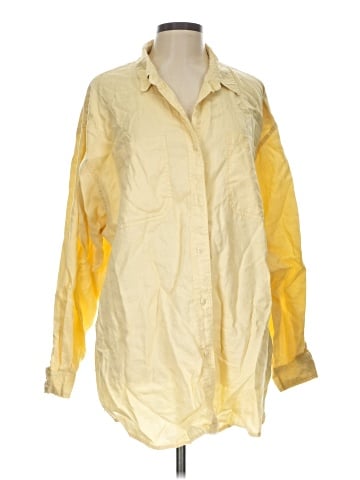 Eddie Bauer 3/4 Sleeve Button-Down Shirt (view 1)