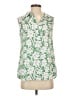 CAbi 100% Polyester Green Sleeveless Blouse Size XS - photo 1