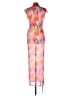 Missguided Tie-dye Pink Cocktail Dress Size L - photo 2
